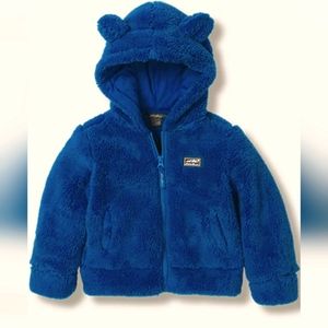 Eddie Bauer toddlers fleece plush hoodie